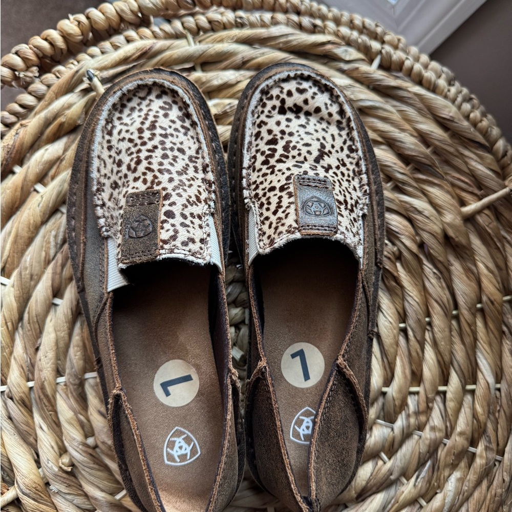 Leopard Print Slip-On Loafers